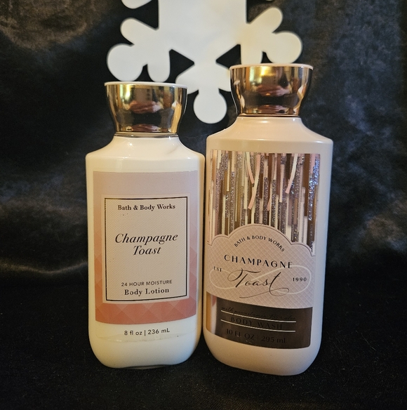 Bath & Body Works Other - NWT Bath & Body Works Champagne Toast Duo - Pink and Gold